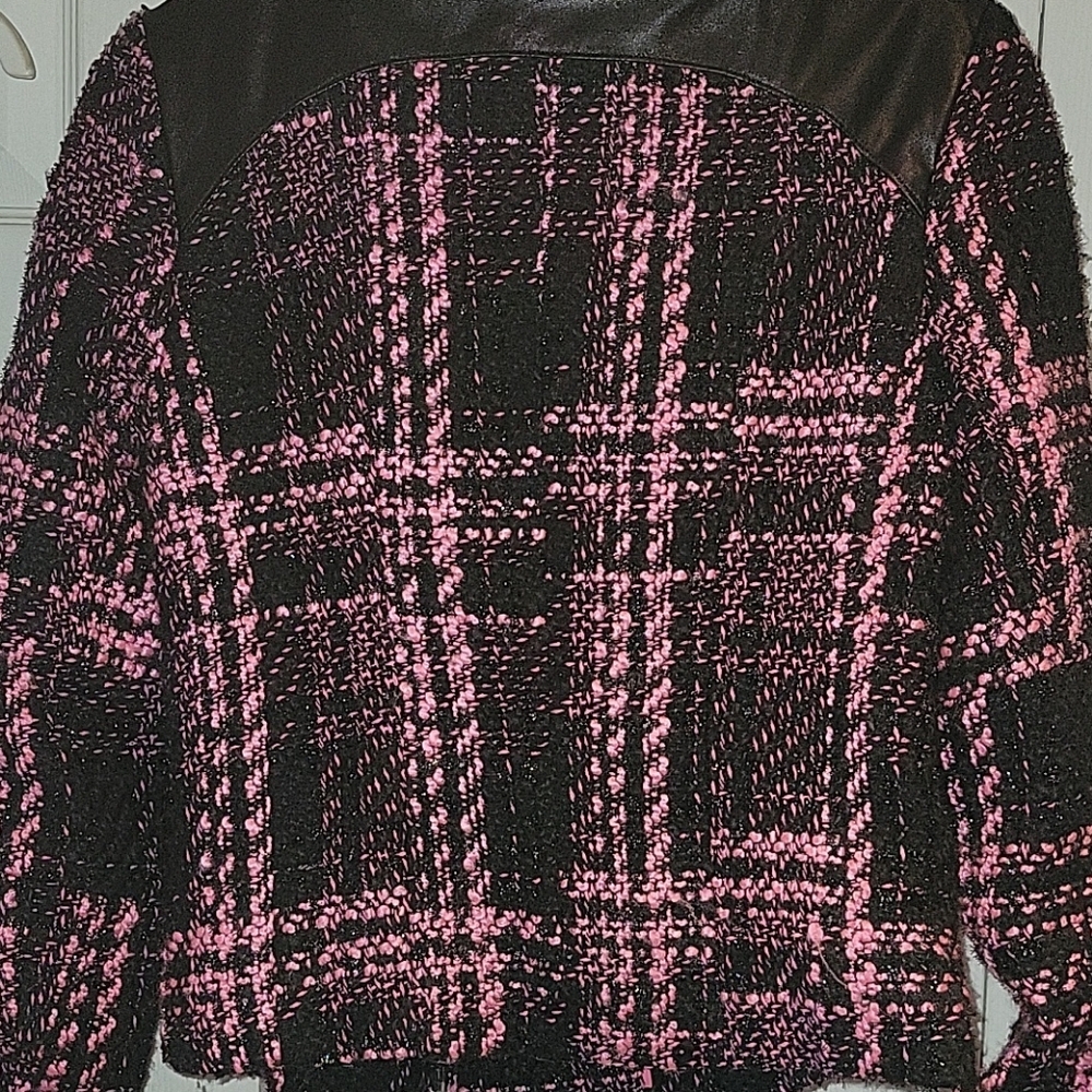 Victoria's Secret Pink and Black Tweed Jacket - Picture 2 of 5